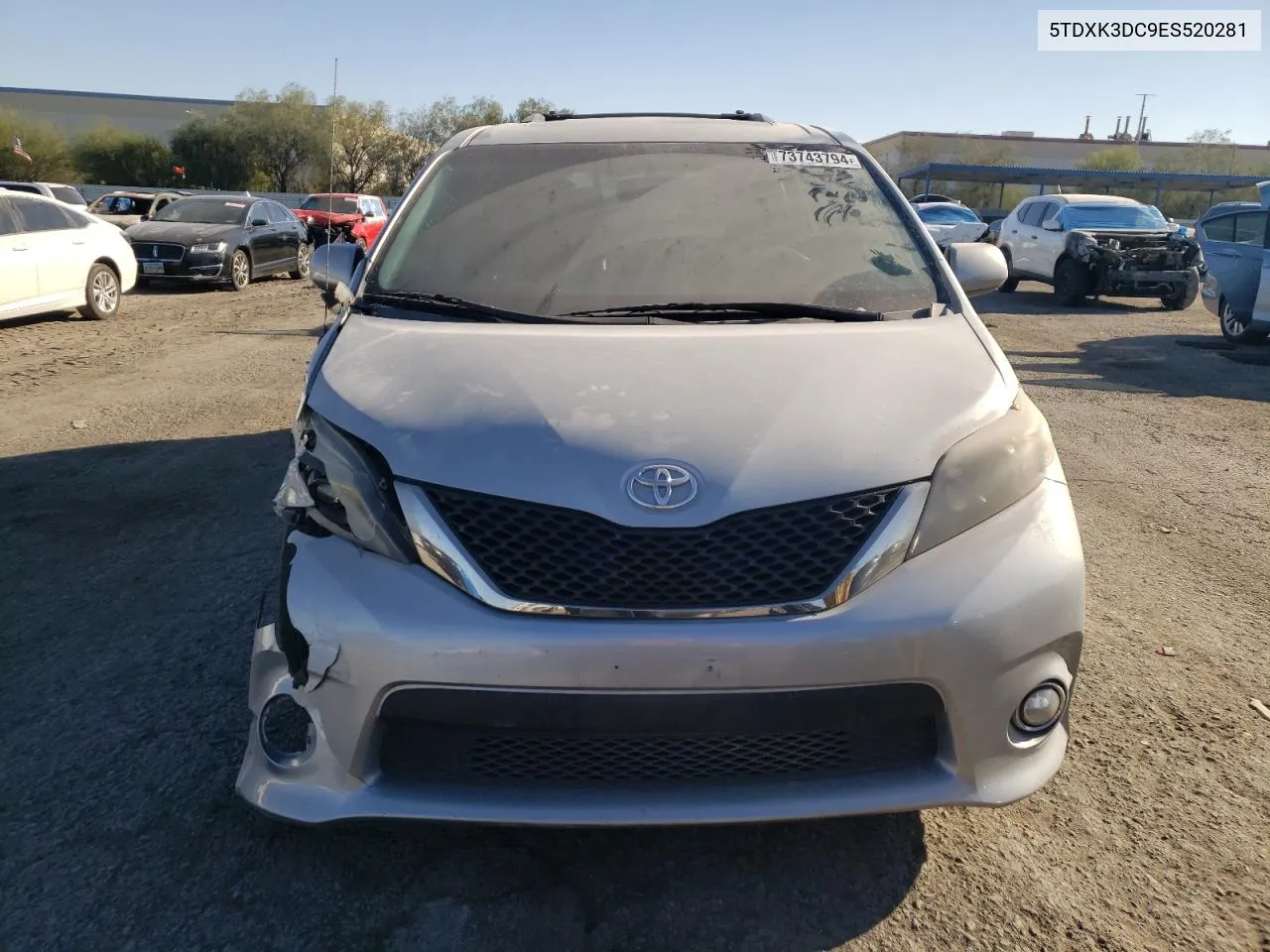 5TDXK3DC9ES520281 2014 Toyota Sienna Sport