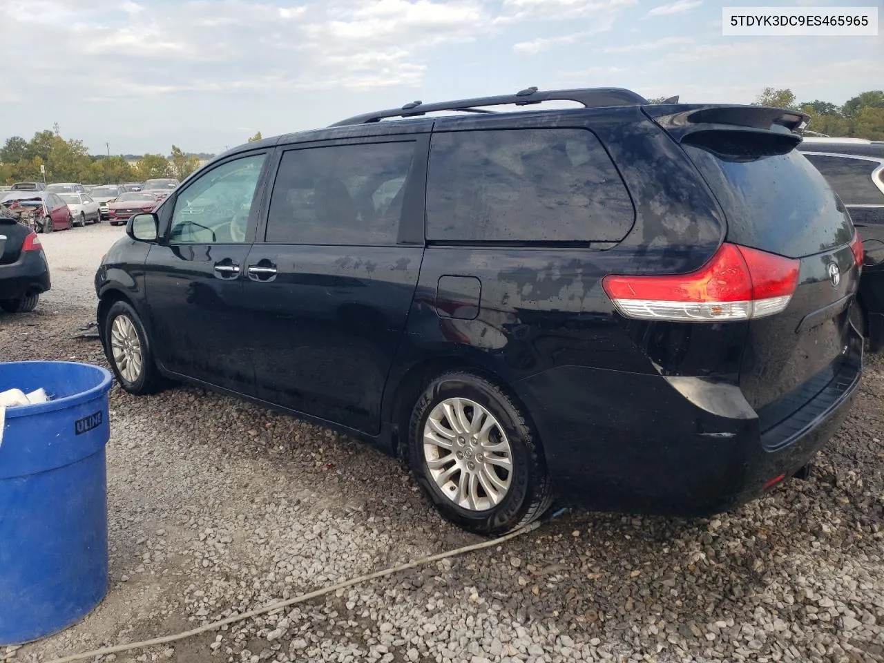 2014 Toyota Sienna Xle VIN: 5TDYK3DC9ES465965 Lot: 74612114