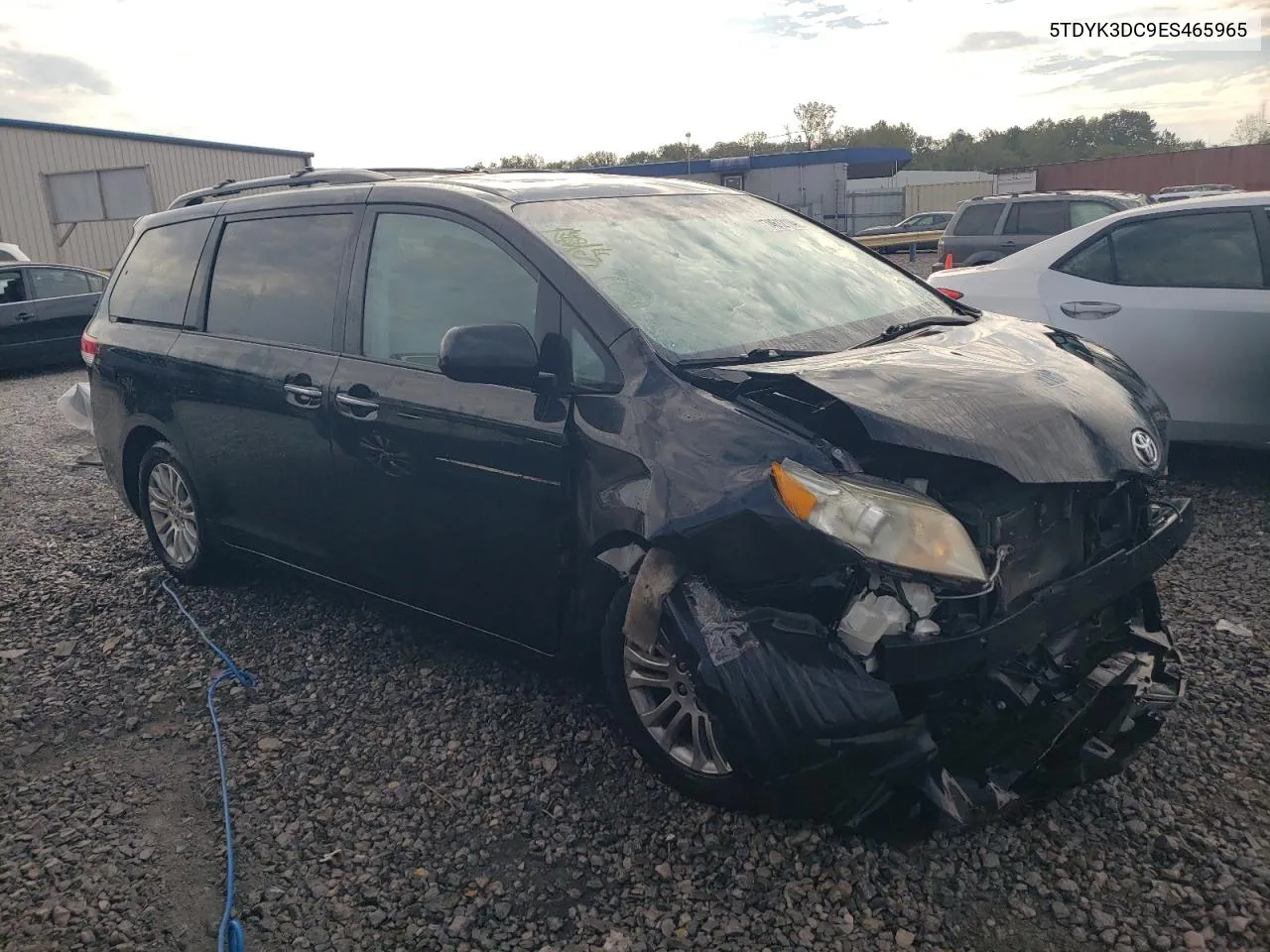 2014 Toyota Sienna Xle VIN: 5TDYK3DC9ES465965 Lot: 74612114