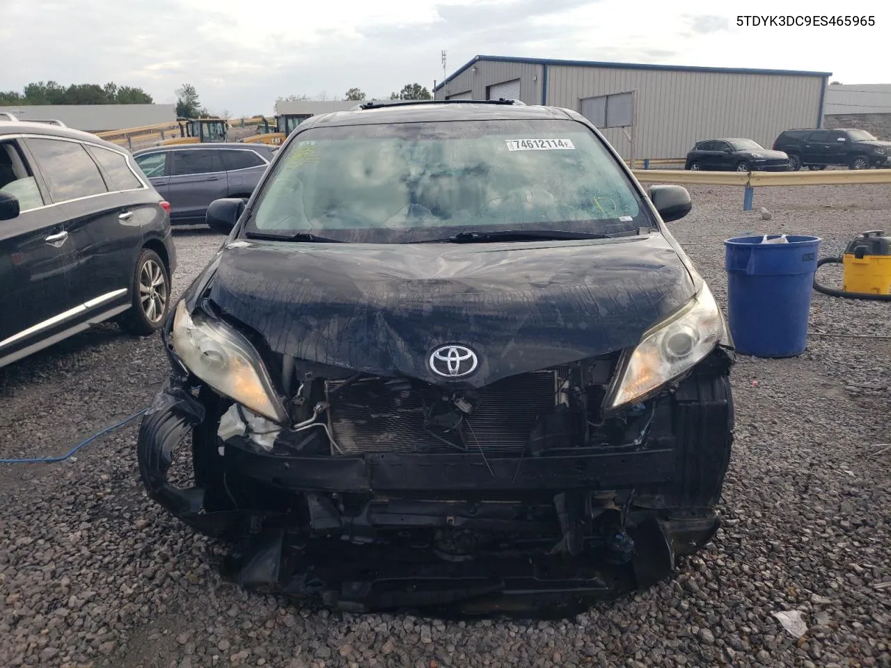 2014 Toyota Sienna Xle VIN: 5TDYK3DC9ES465965 Lot: 74612114