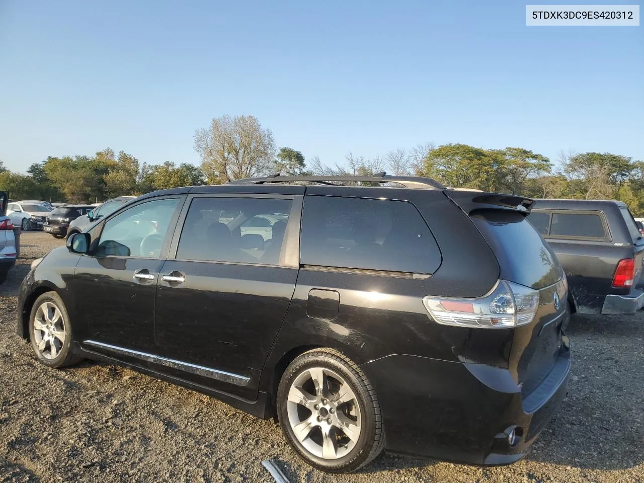 5TDXK3DC9ES420312 2014 Toyota Sienna Sport