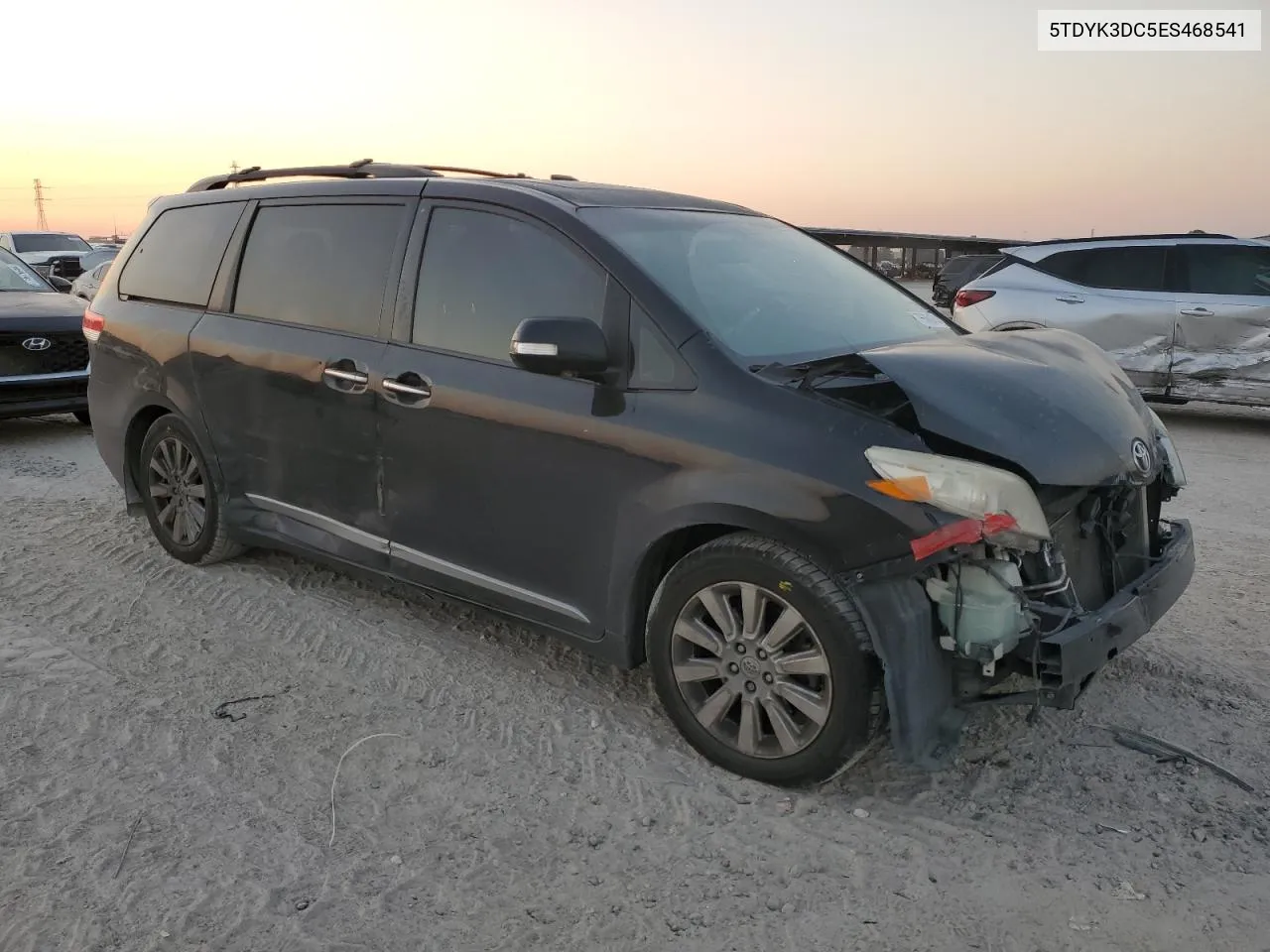 2014 Toyota Sienna Xle VIN: 5TDYK3DC5ES468541 Lot: 75569474