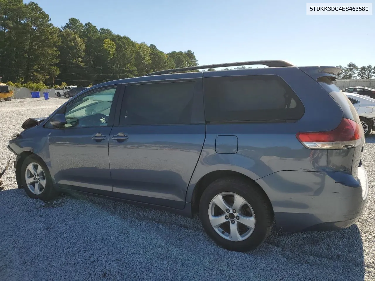 2014 Toyota Sienna Le VIN: 5TDKK3DC4ES463580 Lot: 75612354