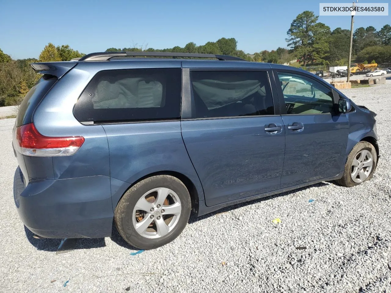 2014 Toyota Sienna Le VIN: 5TDKK3DC4ES463580 Lot: 75612354