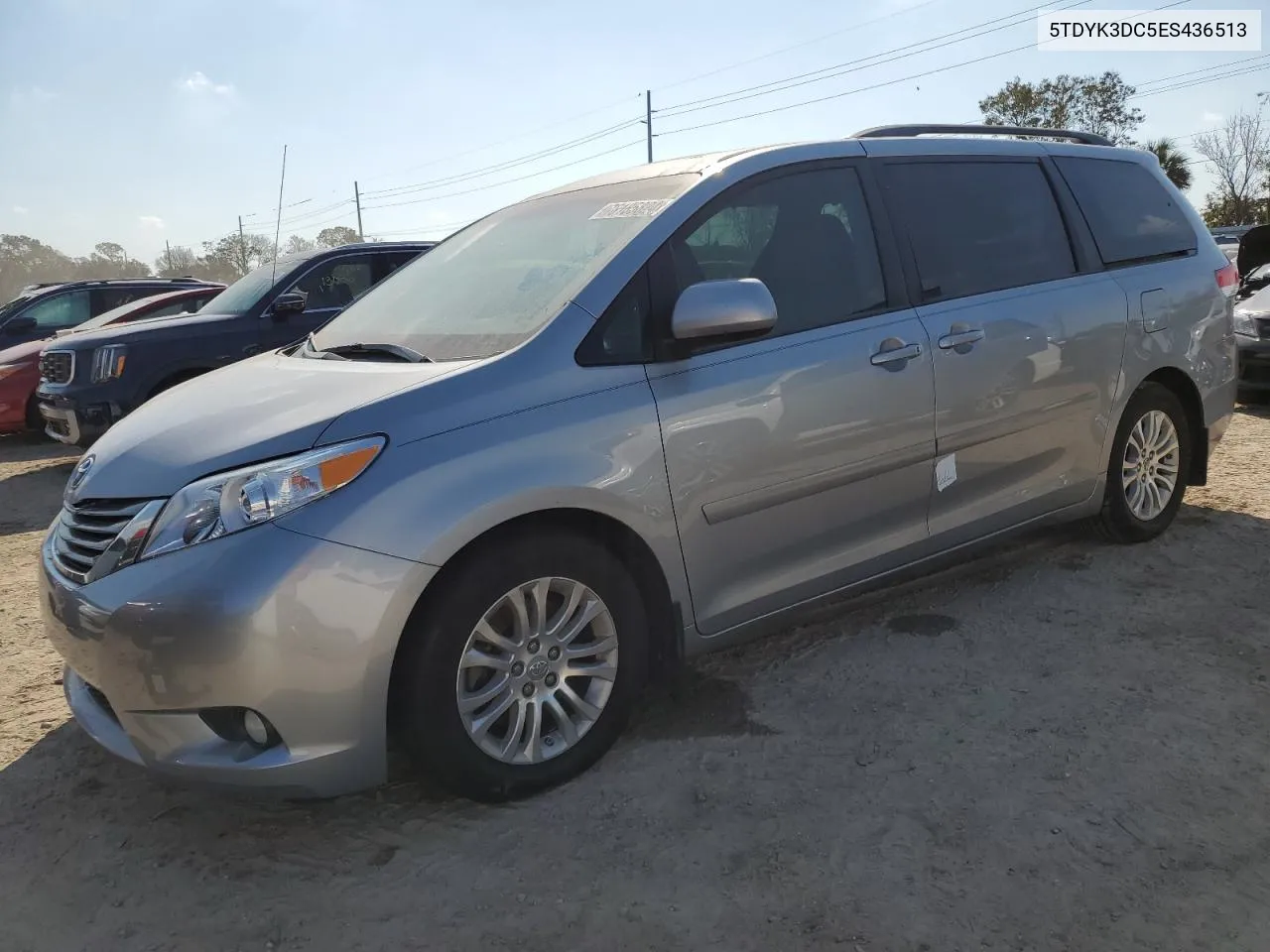 2014 Toyota Sienna Xle VIN: 5TDYK3DC5ES436513 Lot: 76185824