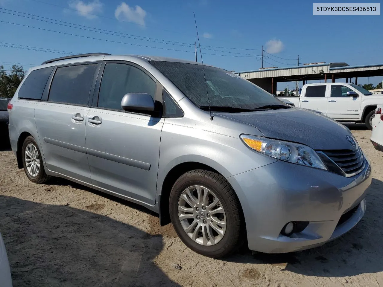 5TDYK3DC5ES436513 2014 Toyota Sienna Xle