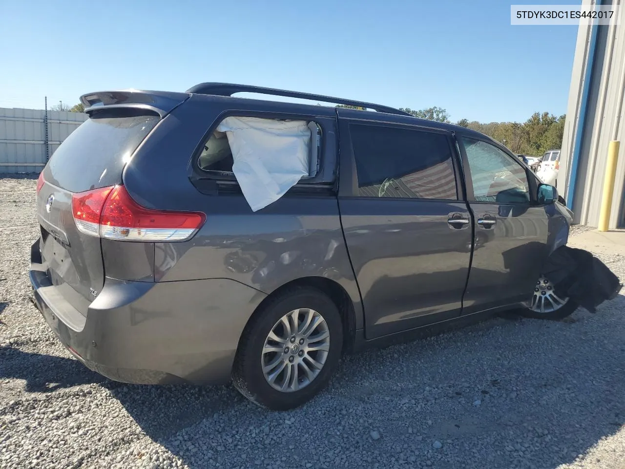 2014 Toyota Sienna Xle VIN: 5TDYK3DC1ES442017 Lot: 76445594