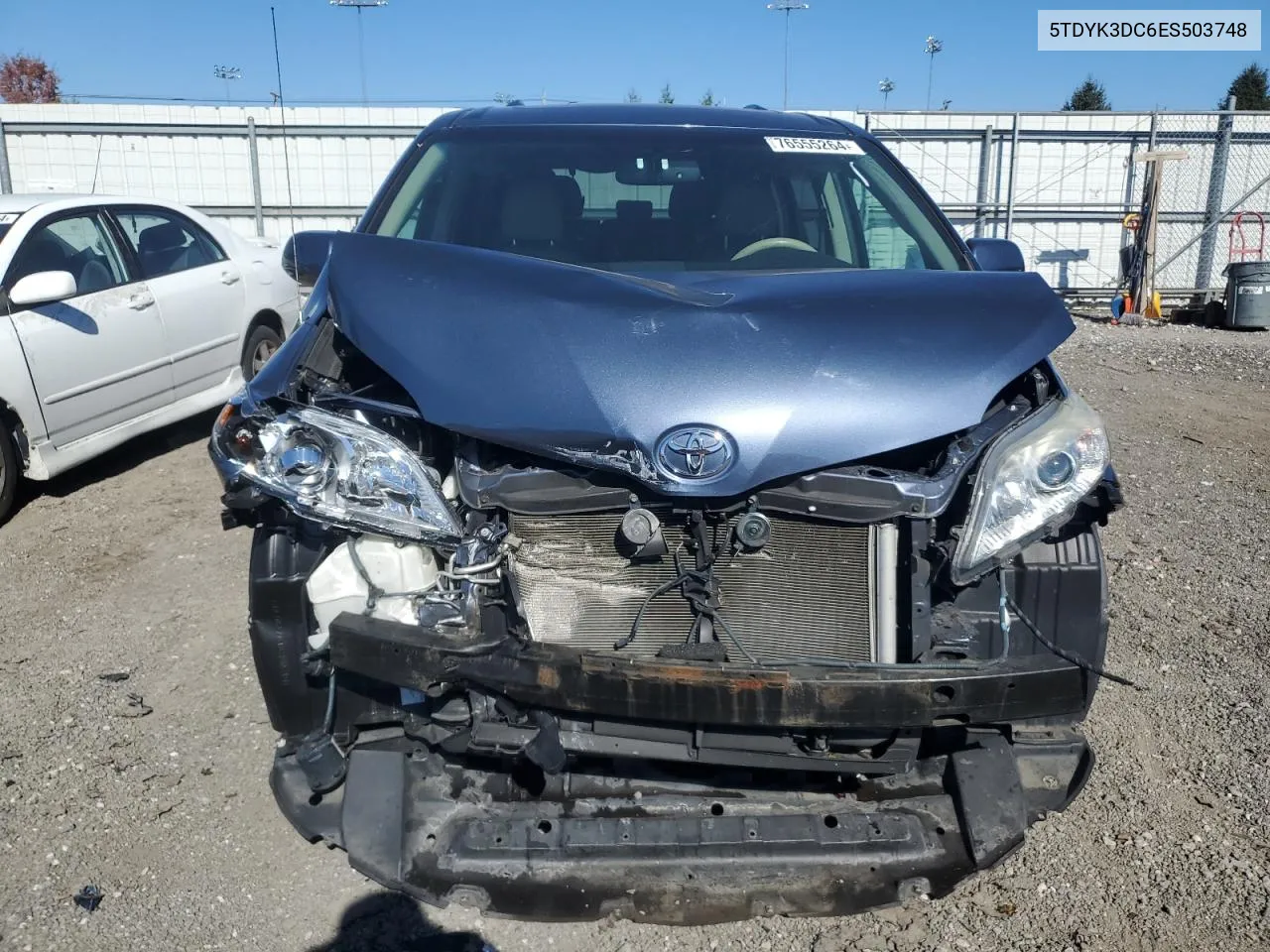 5TDYK3DC6ES503748 2014 Toyota Sienna Xle