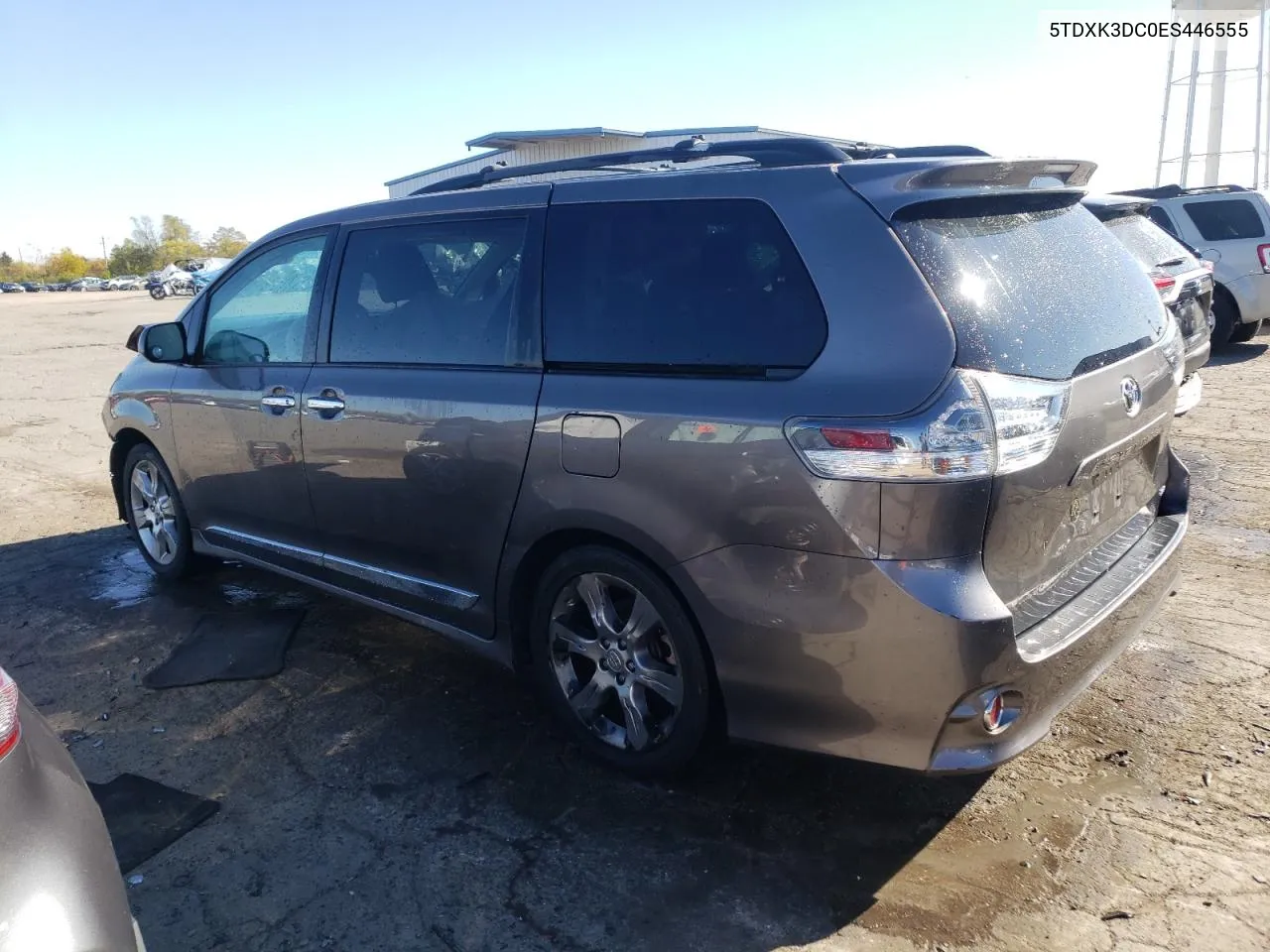 2014 Toyota Sienna Sport VIN: 5TDXK3DC0ES446555 Lot: 76593654