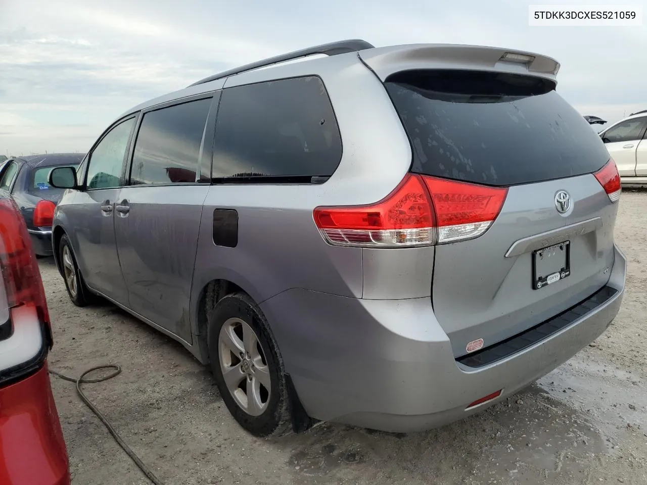 2014 Toyota Sienna Le VIN: 5TDKK3DCXES521059 Lot: 76798874