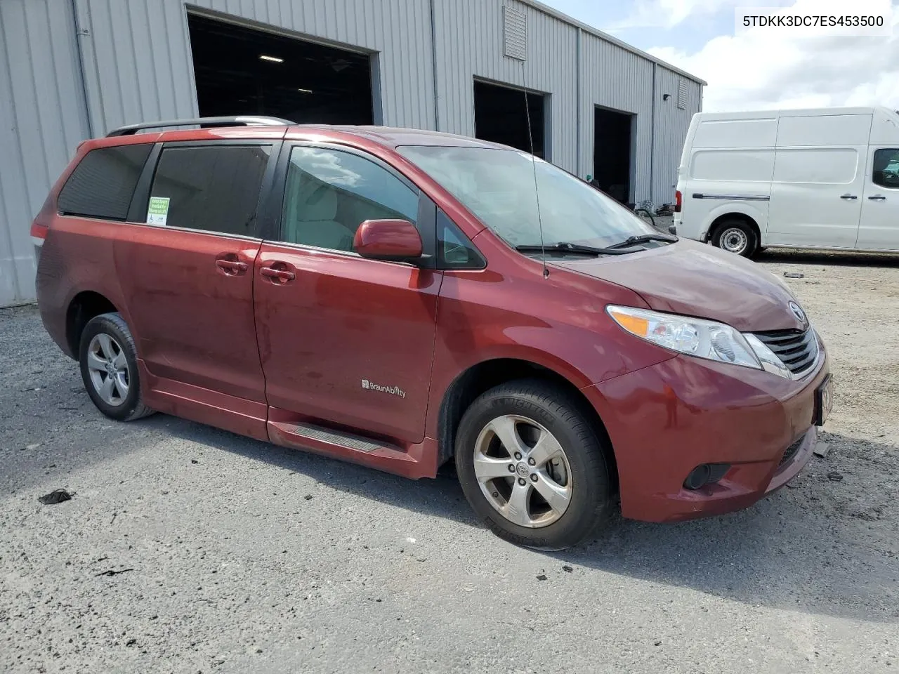 2014 Toyota Sienna Le VIN: 5TDKK3DC7ES453500 Lot: 77096114