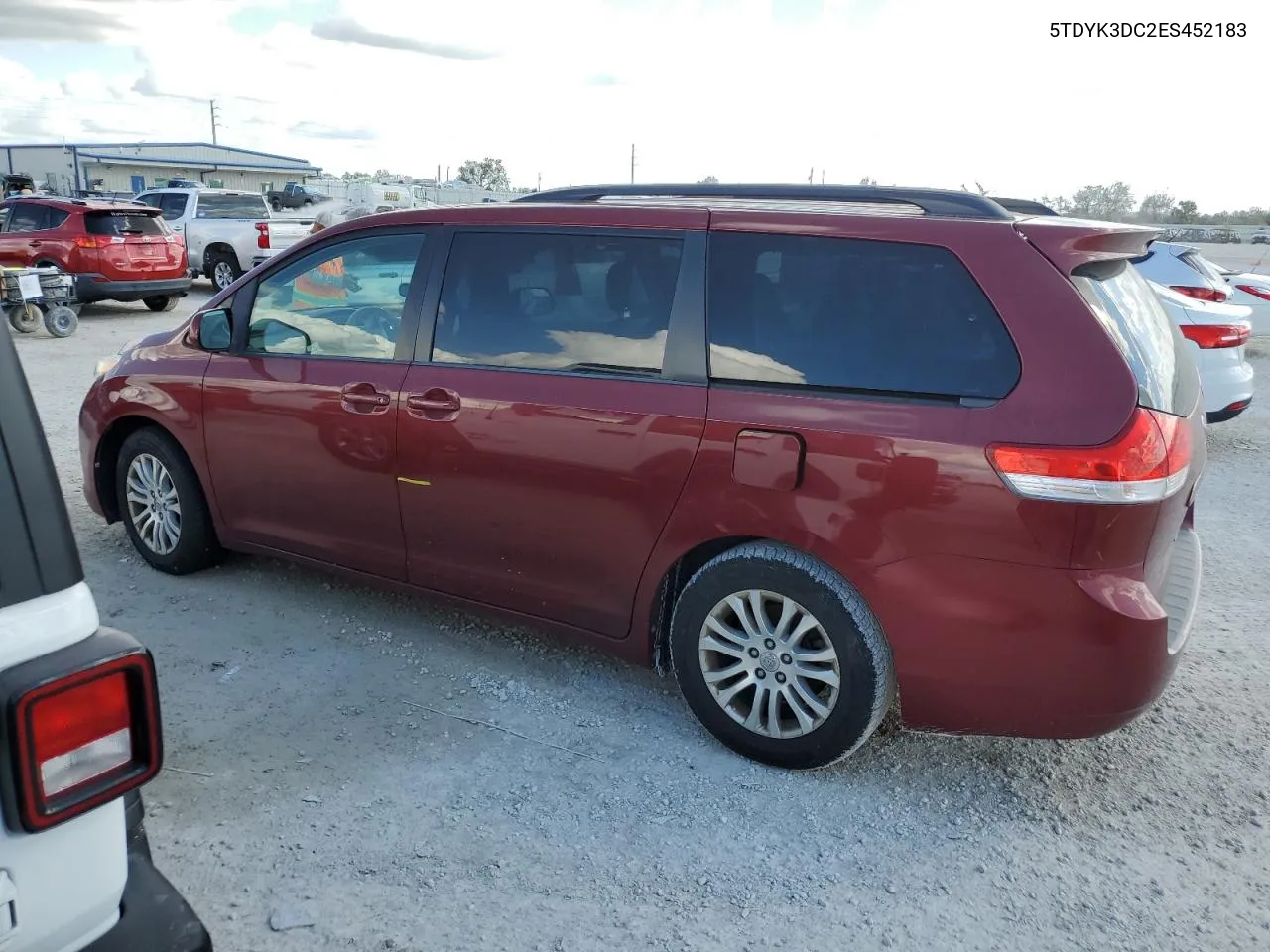 2014 Toyota Sienna Xle VIN: 5TDYK3DC2ES452183 Lot: 77658474