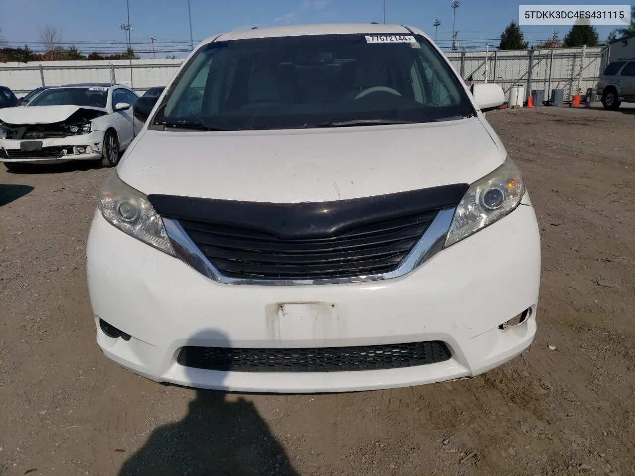 2014 Toyota Sienna Le VIN: 5TDKK3DC4ES431115 Lot: 77672144