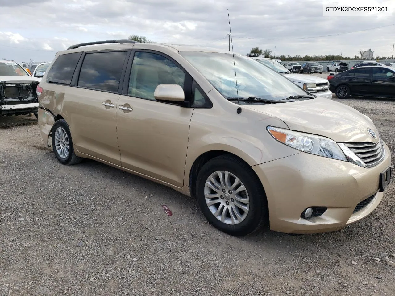 5TDYK3DCXES521301 2014 Toyota Sienna Xle