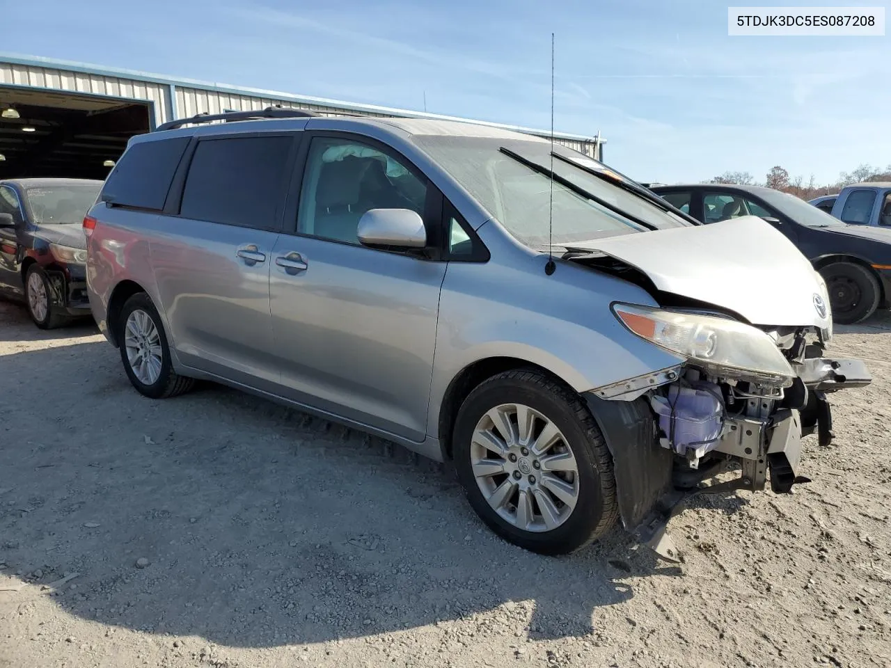 2014 Toyota Sienna Le VIN: 5TDJK3DC5ES087208 Lot: 77999804