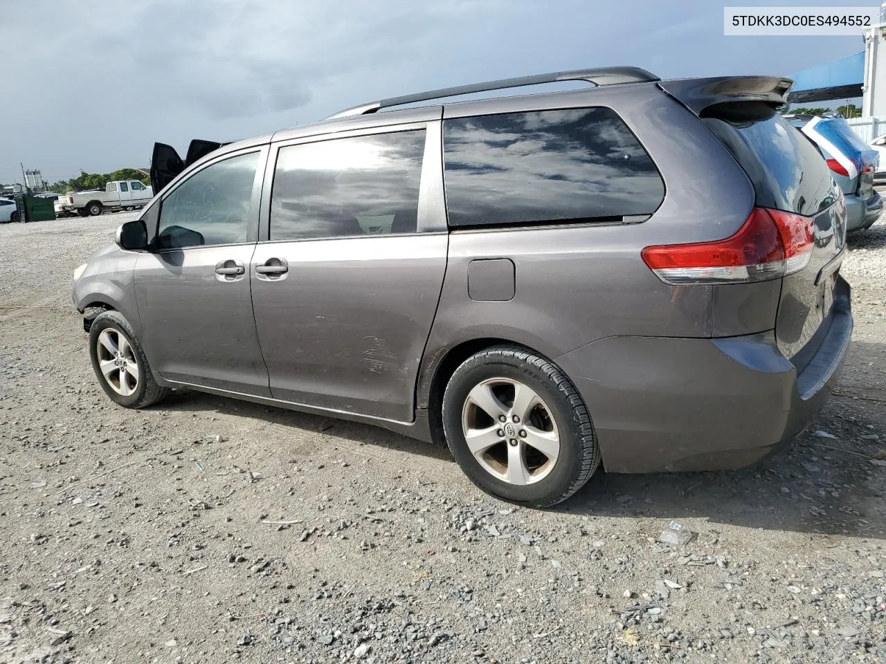 2014 Toyota Sienna Le VIN: 5TDKK3DC0ES494552 Lot: 78459494