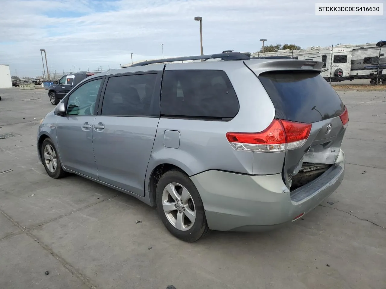 2014 Toyota Sienna Le VIN: 5TDKK3DC0ES416630 Lot: 78533404