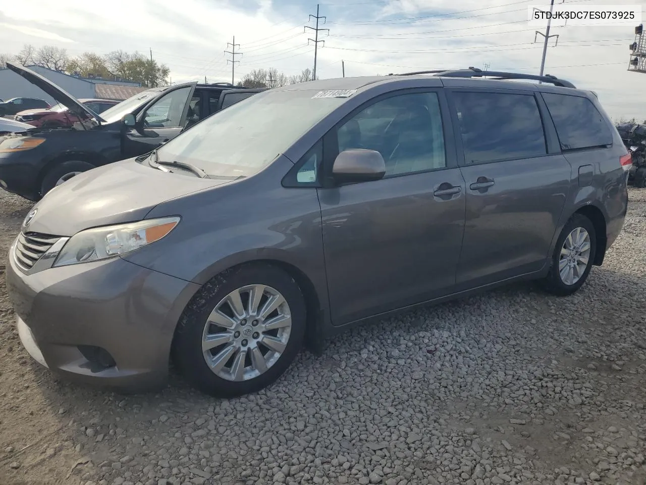 2014 Toyota Sienna Le VIN: 5TDJK3DC7ES073925 Lot: 78714904