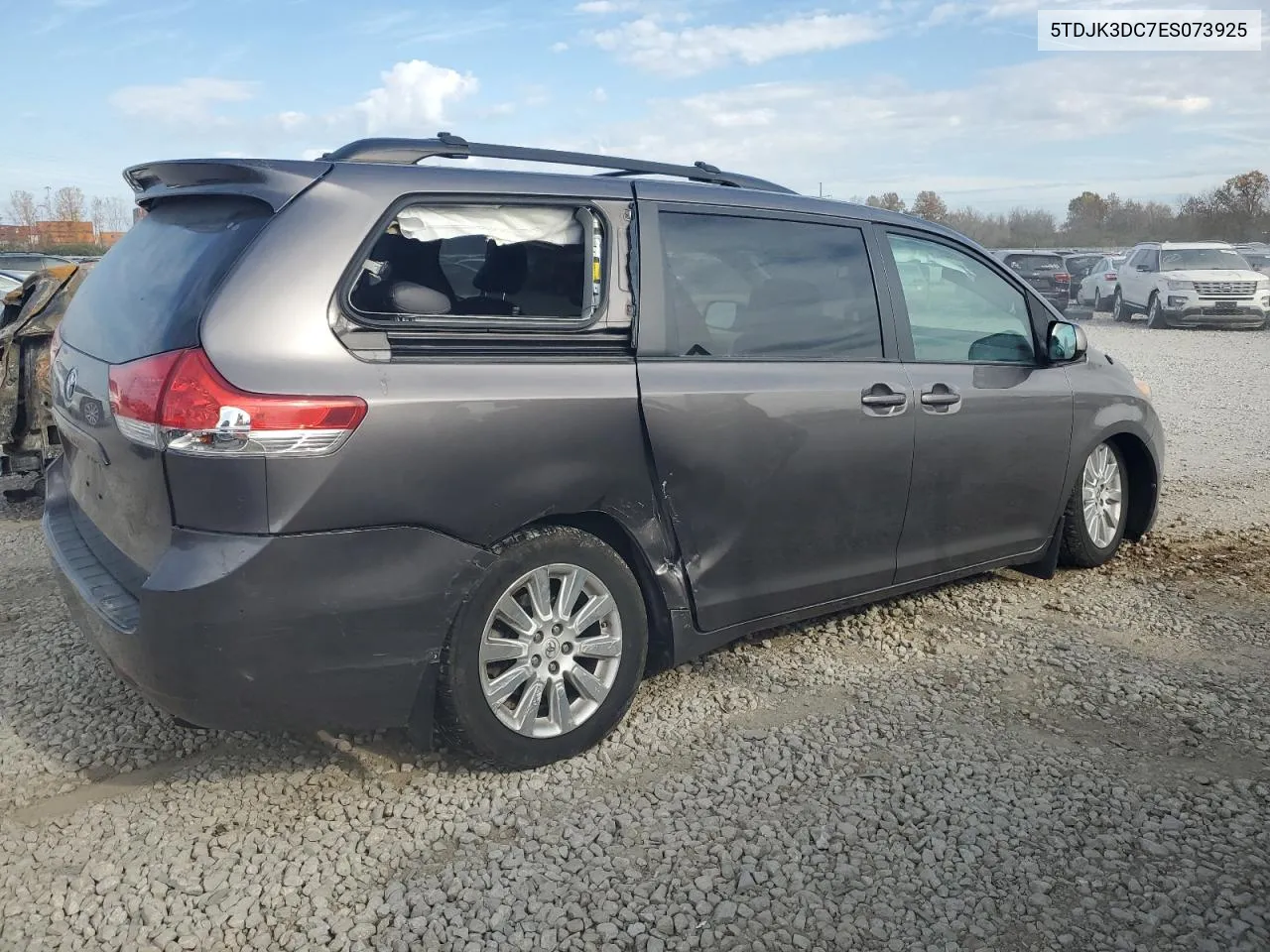 2014 Toyota Sienna Le VIN: 5TDJK3DC7ES073925 Lot: 78714904