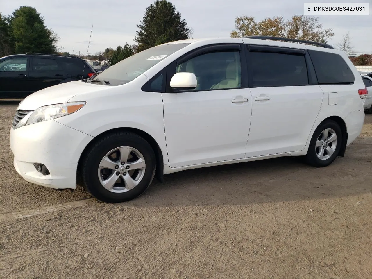 2014 Toyota Sienna Le VIN: 5TDKK3DC0ES427031 Lot: 78851514