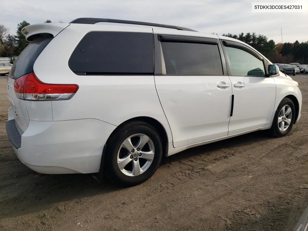 2014 Toyota Sienna Le VIN: 5TDKK3DC0ES427031 Lot: 78851514