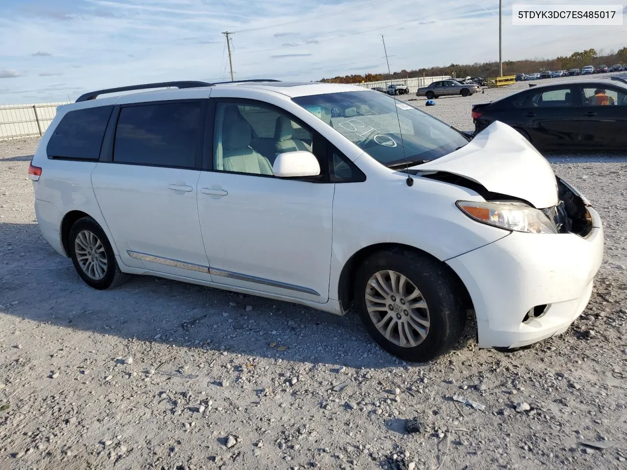 2014 Toyota Sienna Xle VIN: 5TDYK3DC7ES485017 Lot: 79090514