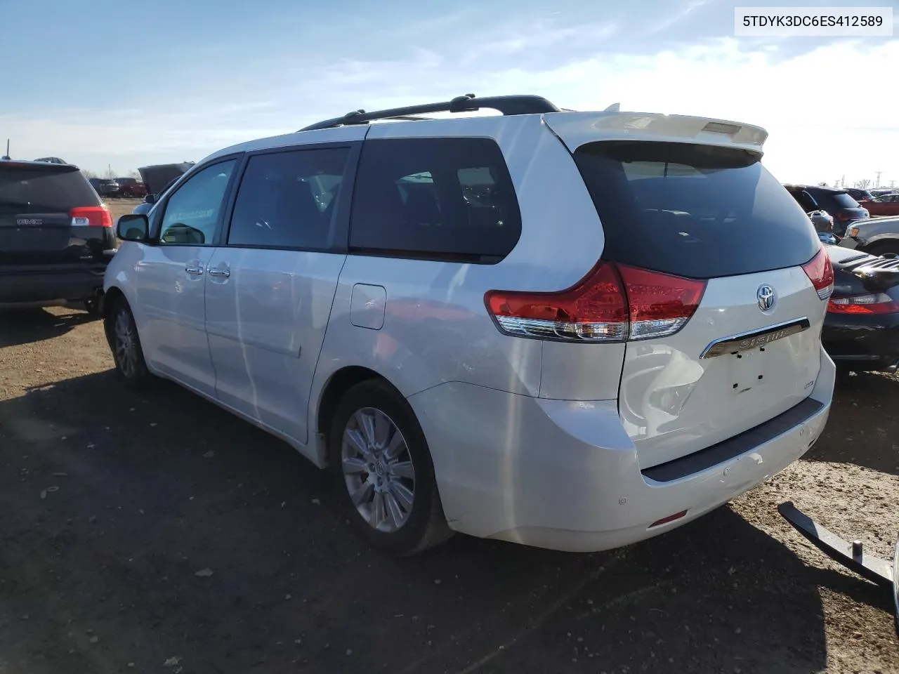 2014 Toyota Sienna Xle VIN: 5TDYK3DC6ES412589 Lot: 79262254