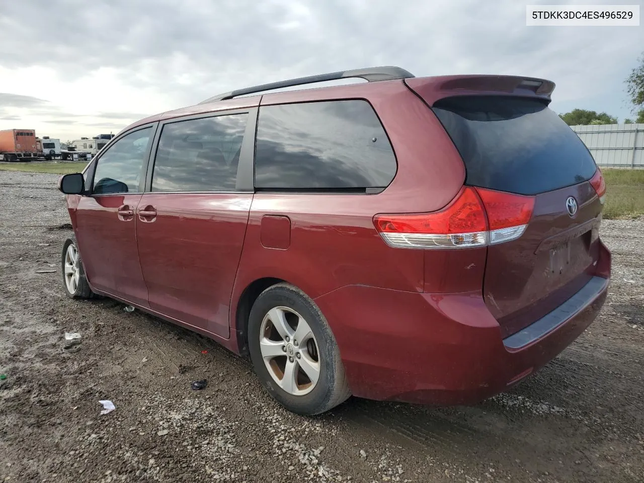 2014 Toyota Sienna Le VIN: 5TDKK3DC4ES496529 Lot: 79277444