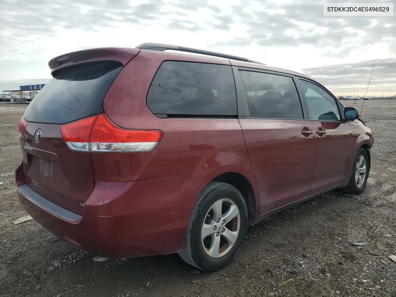 2014 Toyota Sienna Le VIN: 5TDKK3DC4ES496529 Lot: 79277444