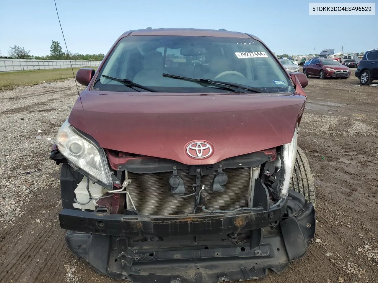 2014 Toyota Sienna Le VIN: 5TDKK3DC4ES496529 Lot: 79277444