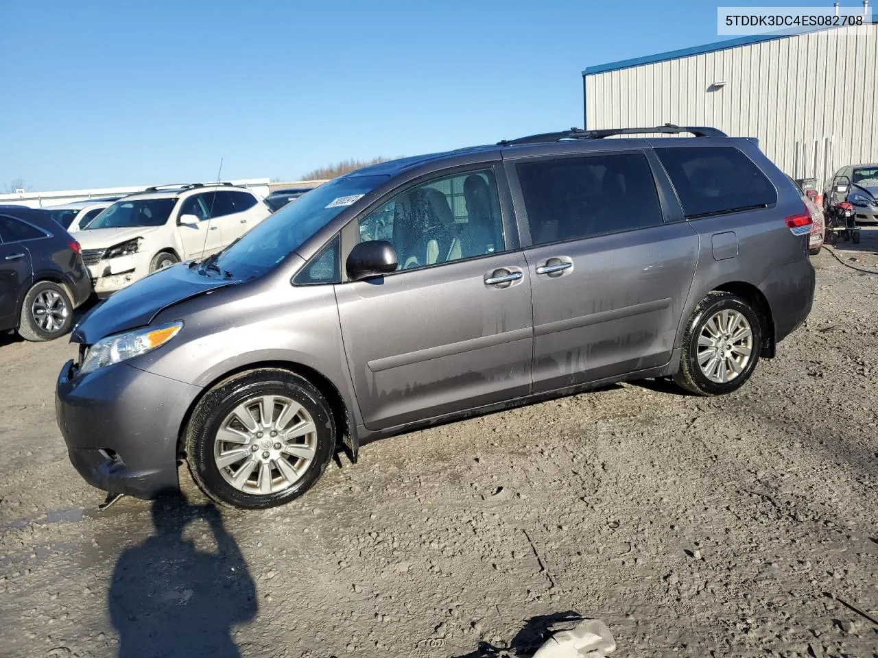 2014 Toyota Sienna Xle VIN: 5TDDK3DC4ES082708 Lot: 79302974