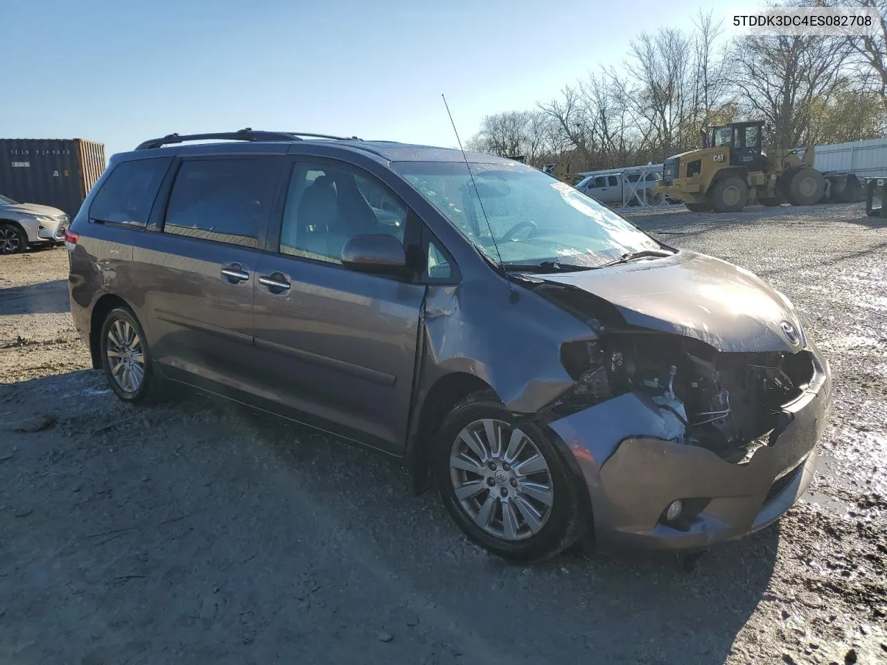 2014 Toyota Sienna Xle VIN: 5TDDK3DC4ES082708 Lot: 79302974