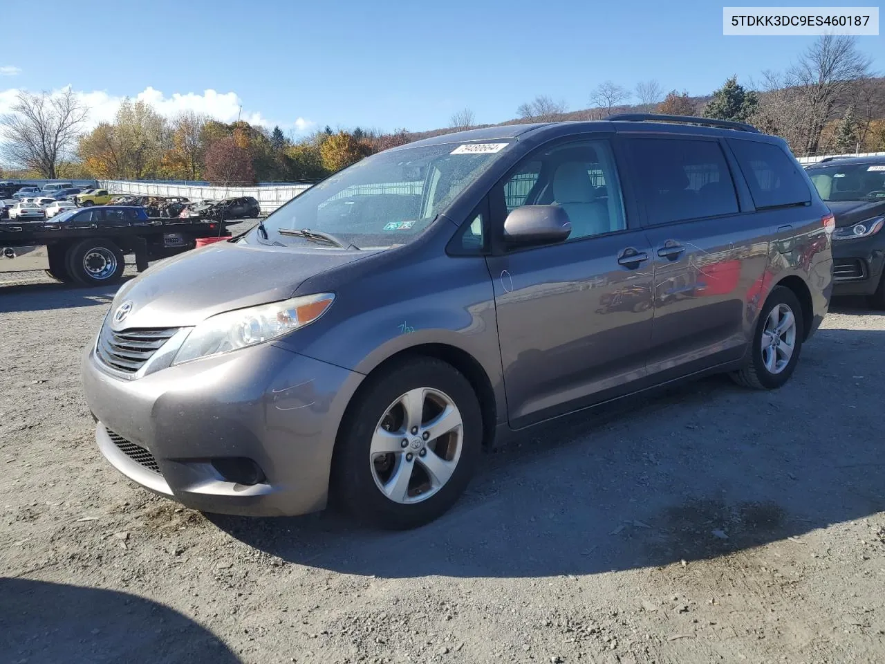 2014 Toyota Sienna Le VIN: 5TDKK3DC9ES460187 Lot: 79480664