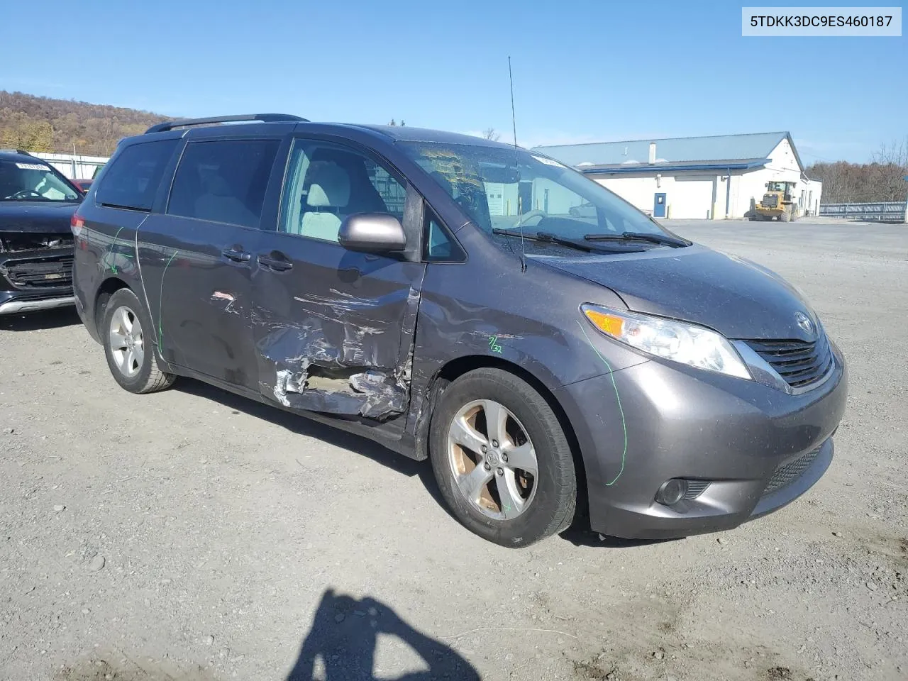 2014 Toyota Sienna Le VIN: 5TDKK3DC9ES460187 Lot: 79480664