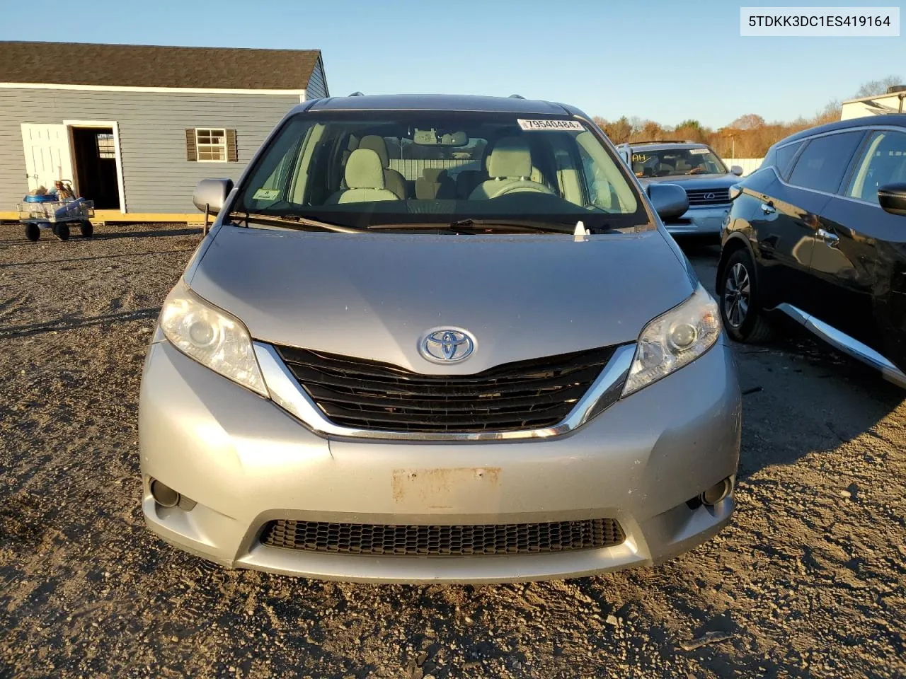 2014 Toyota Sienna Le VIN: 5TDKK3DC1ES419164 Lot: 79540484