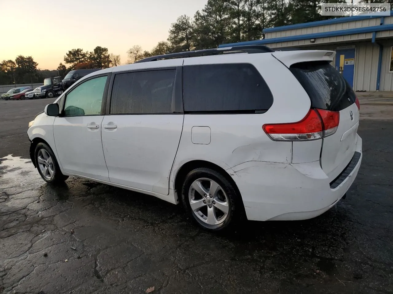 2014 Toyota Sienna Le VIN: 5TDKK3DC9ES442756 Lot: 79655484