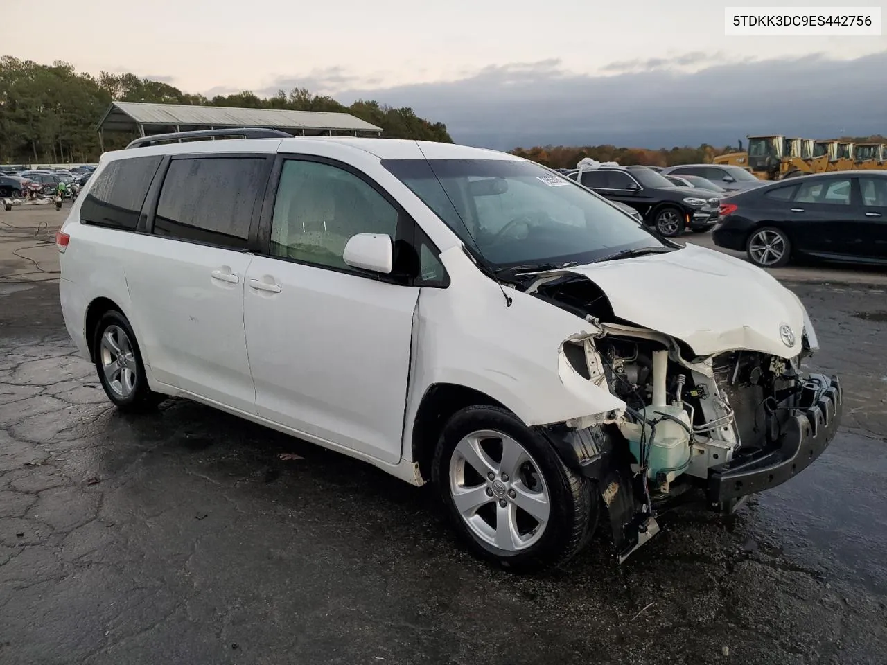 2014 Toyota Sienna Le VIN: 5TDKK3DC9ES442756 Lot: 79655484