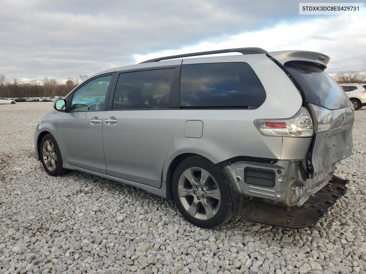 2014 Toyota Sienna Sport VIN: 5TDXK3DC8ES429731 Lot: 79815314