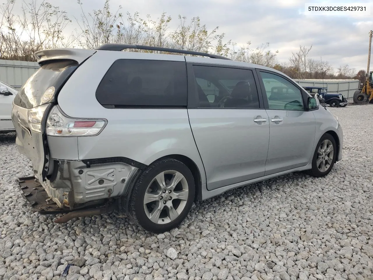 2014 Toyota Sienna Sport VIN: 5TDXK3DC8ES429731 Lot: 79815314