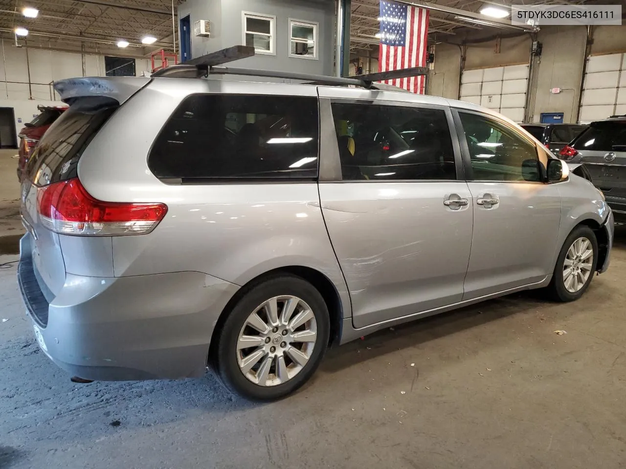 2014 Toyota Sienna Xle VIN: 5TDYK3DC6ES416111 Lot: 79937634