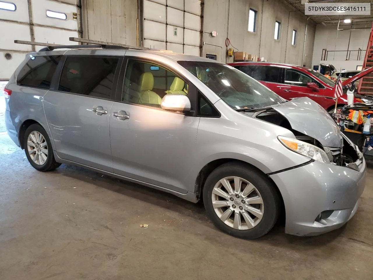 2014 Toyota Sienna Xle VIN: 5TDYK3DC6ES416111 Lot: 79937634