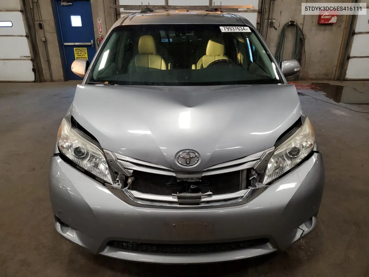 2014 Toyota Sienna Xle VIN: 5TDYK3DC6ES416111 Lot: 79937634