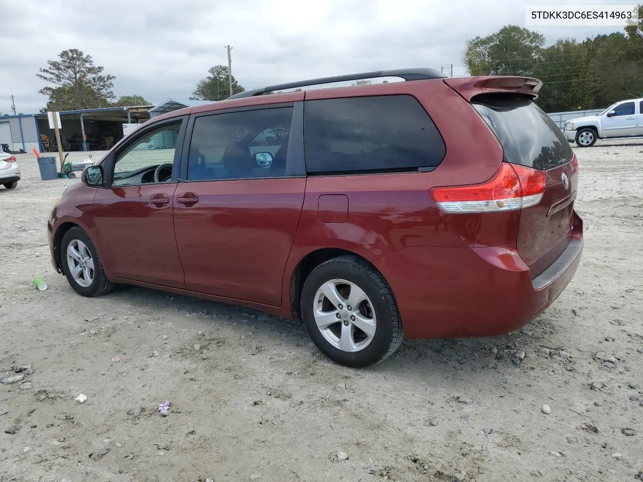 2014 Toyota Sienna Le VIN: 5TDKK3DC6ES414963 Lot: 80067624