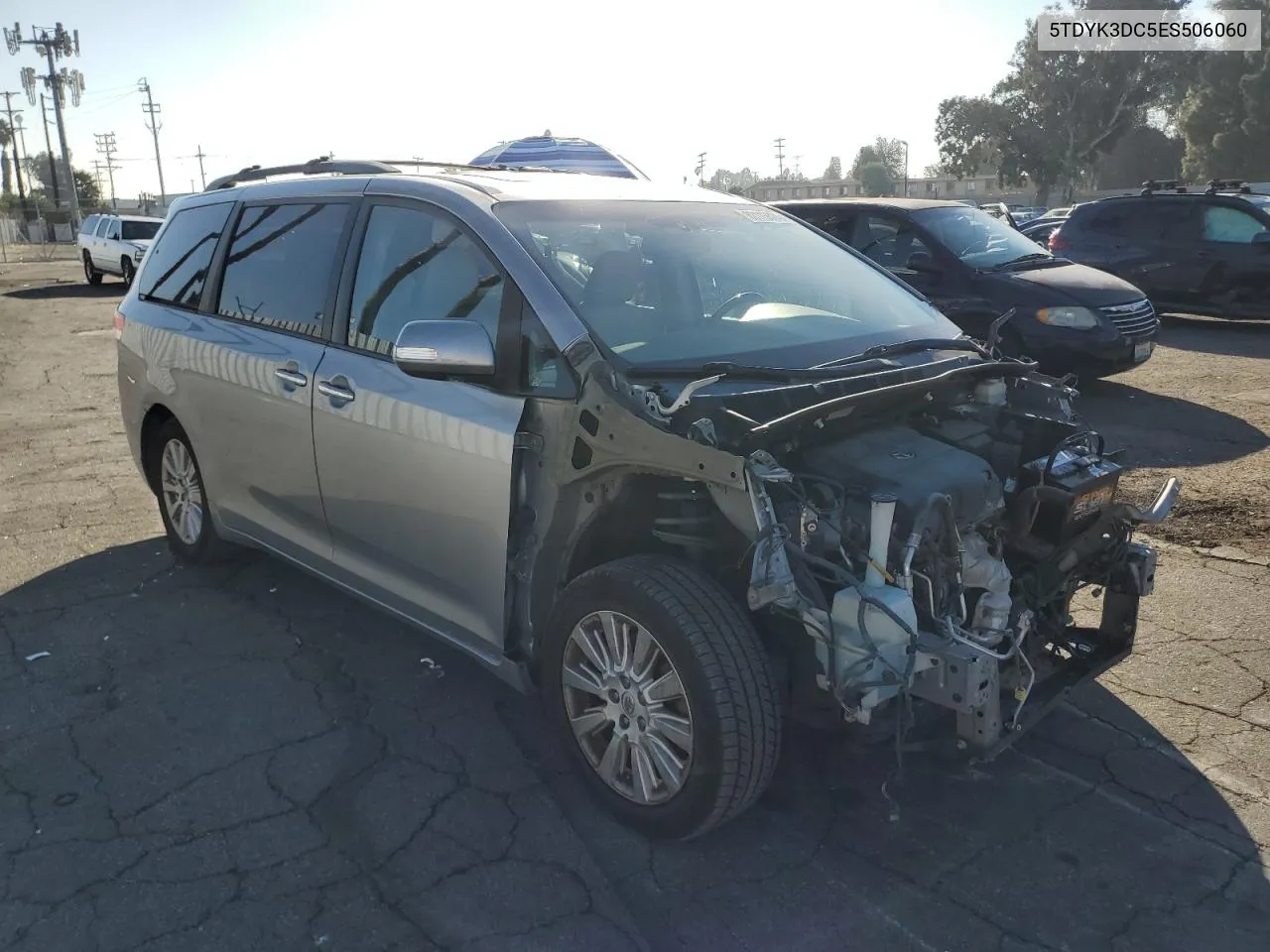 2014 Toyota Sienna Xle VIN: 5TDYK3DC5ES506060 Lot: 80115624