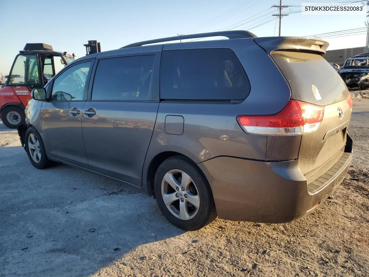 2014 Toyota Sienna Le VIN: 5TDKK3DC2ES520083 Lot: 80344634