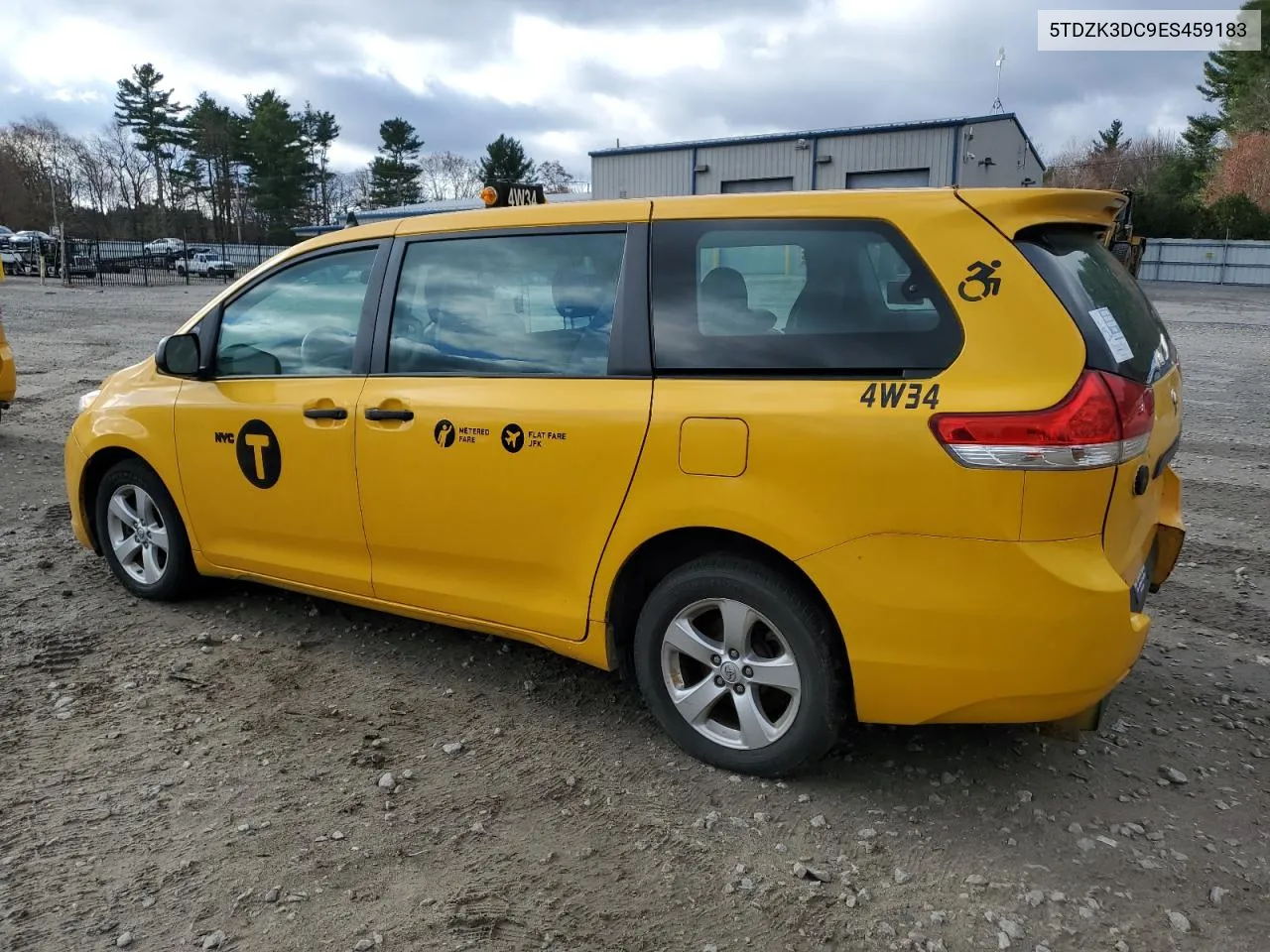 2014 Toyota Sienna VIN: 5TDZK3DC9ES459183 Lot: 80382164