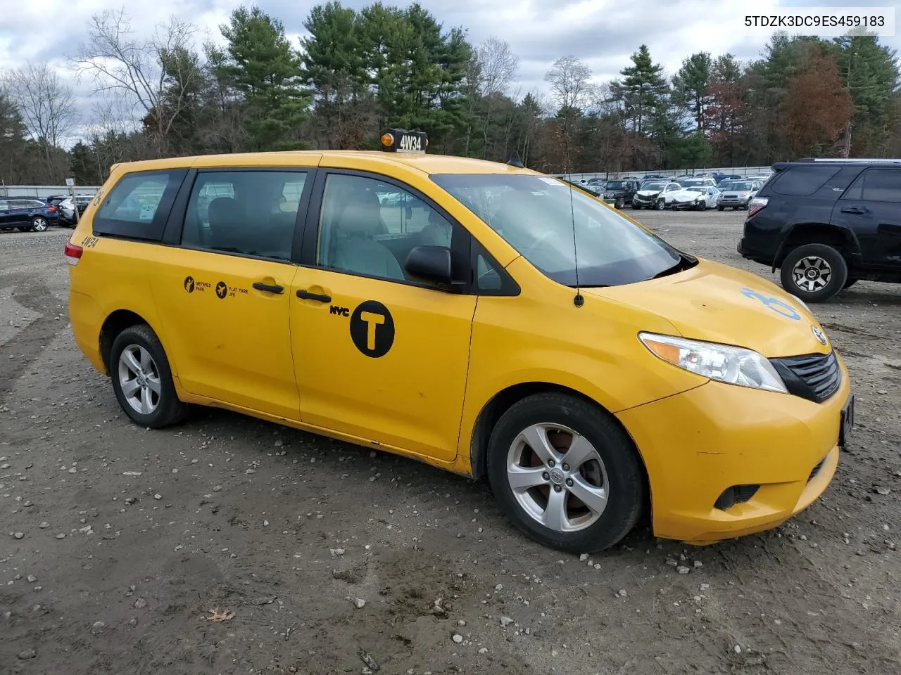 2014 Toyota Sienna VIN: 5TDZK3DC9ES459183 Lot: 80382164