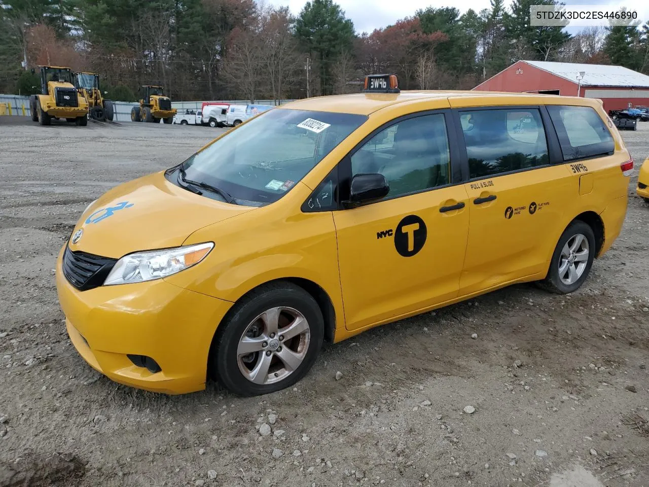 2014 Toyota Sienna VIN: 5TDZK3DC2ES446890 Lot: 80382214