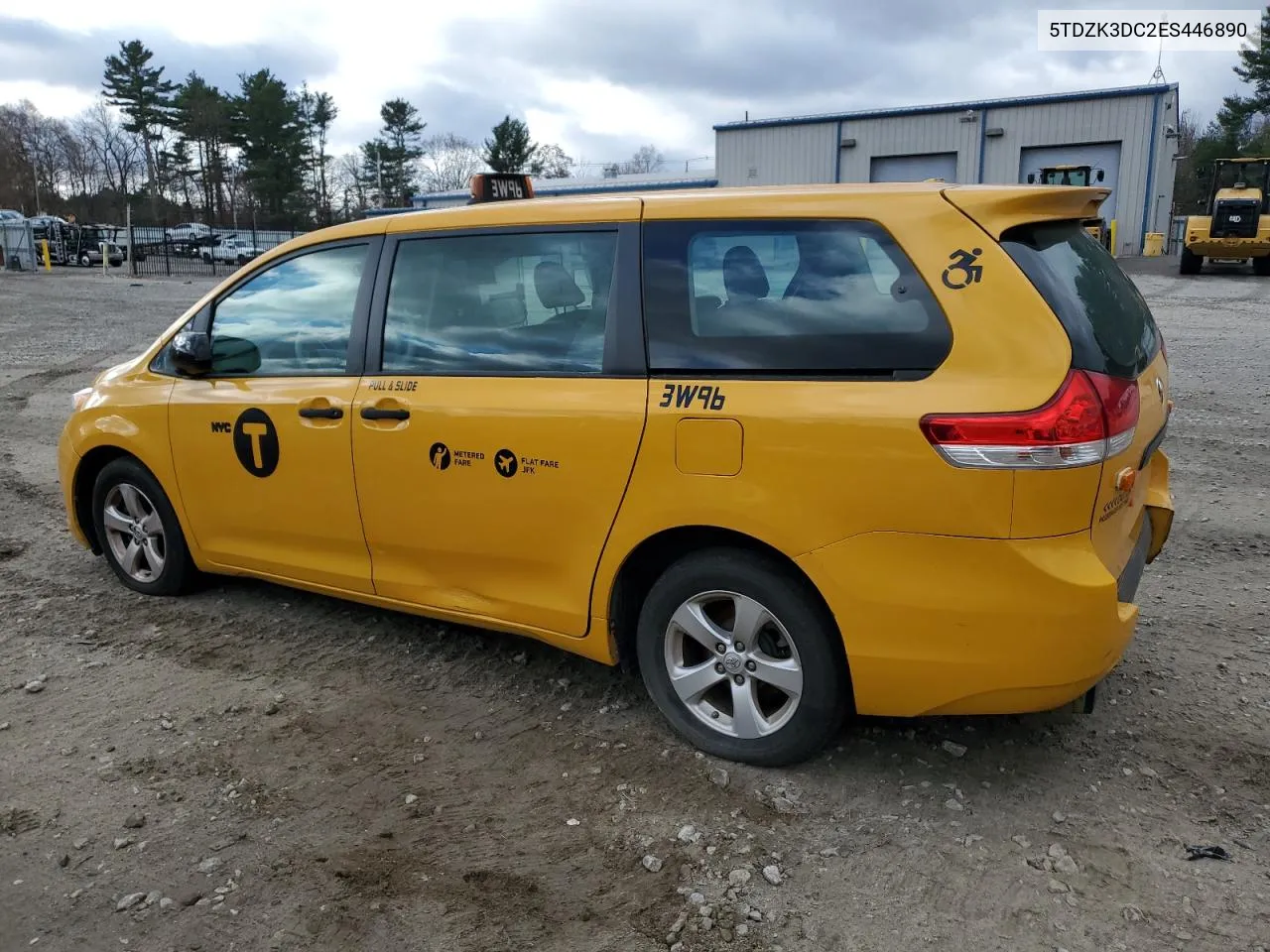 2014 Toyota Sienna VIN: 5TDZK3DC2ES446890 Lot: 80382214