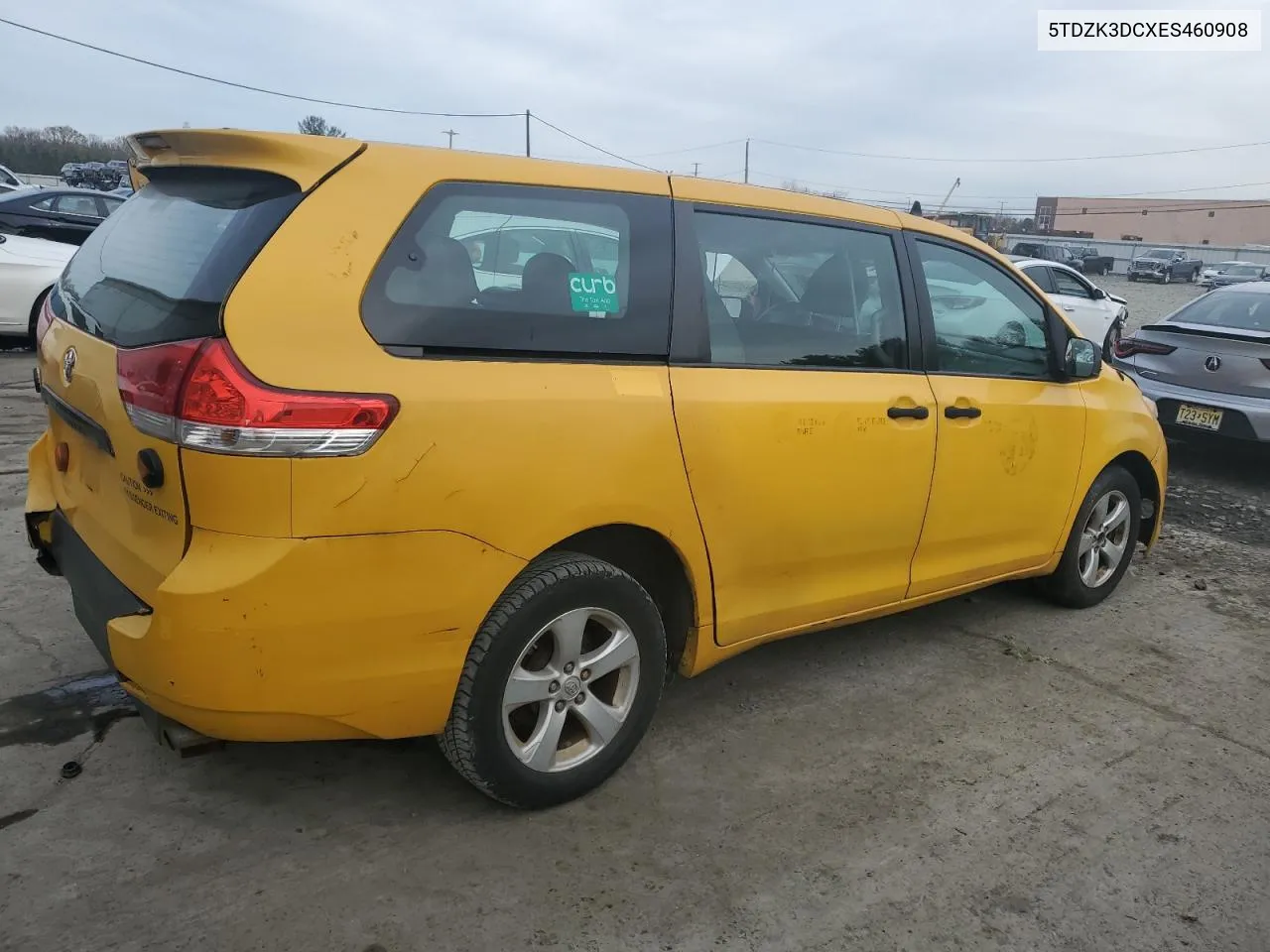 2014 Toyota Sienna VIN: 5TDZK3DCXES460908 Lot: 80836854